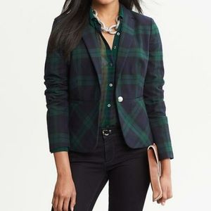 Banana Republic Plaid Blazer